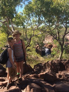 Climb to the top of Edith Falls